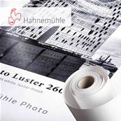 HAHNEMUHLE Papier Photo Luster 260g 17" (43,2cm) x 30m