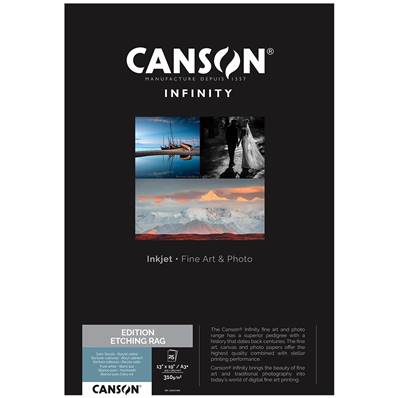 CANSON Infinity Papier Edition Etching Rag 310g A3+ 25 feuilles