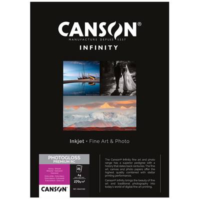 CANSON Infinity Papier PhotoGloss Premium RC 270g A4 25 feuilles
