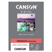 CANSON Papier Digital Premium Ultra Brillant 255g A6 50 feuilles